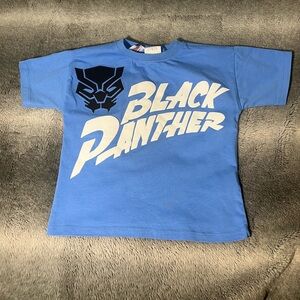 Zara Marvel Blue Black Panther Kids T-Shirt Size 18-24M Like New Condition